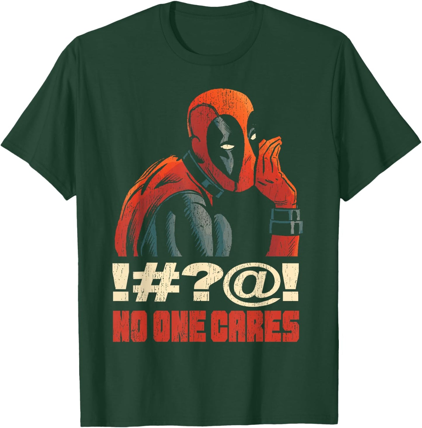 Marvel Deadpool 30th No One Cares T-Shirt - T-Shirt | Forest