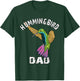 Hummingbird Dad Lover Illustration Hummingbird Art T-Shirt - T-Shirt | Forest