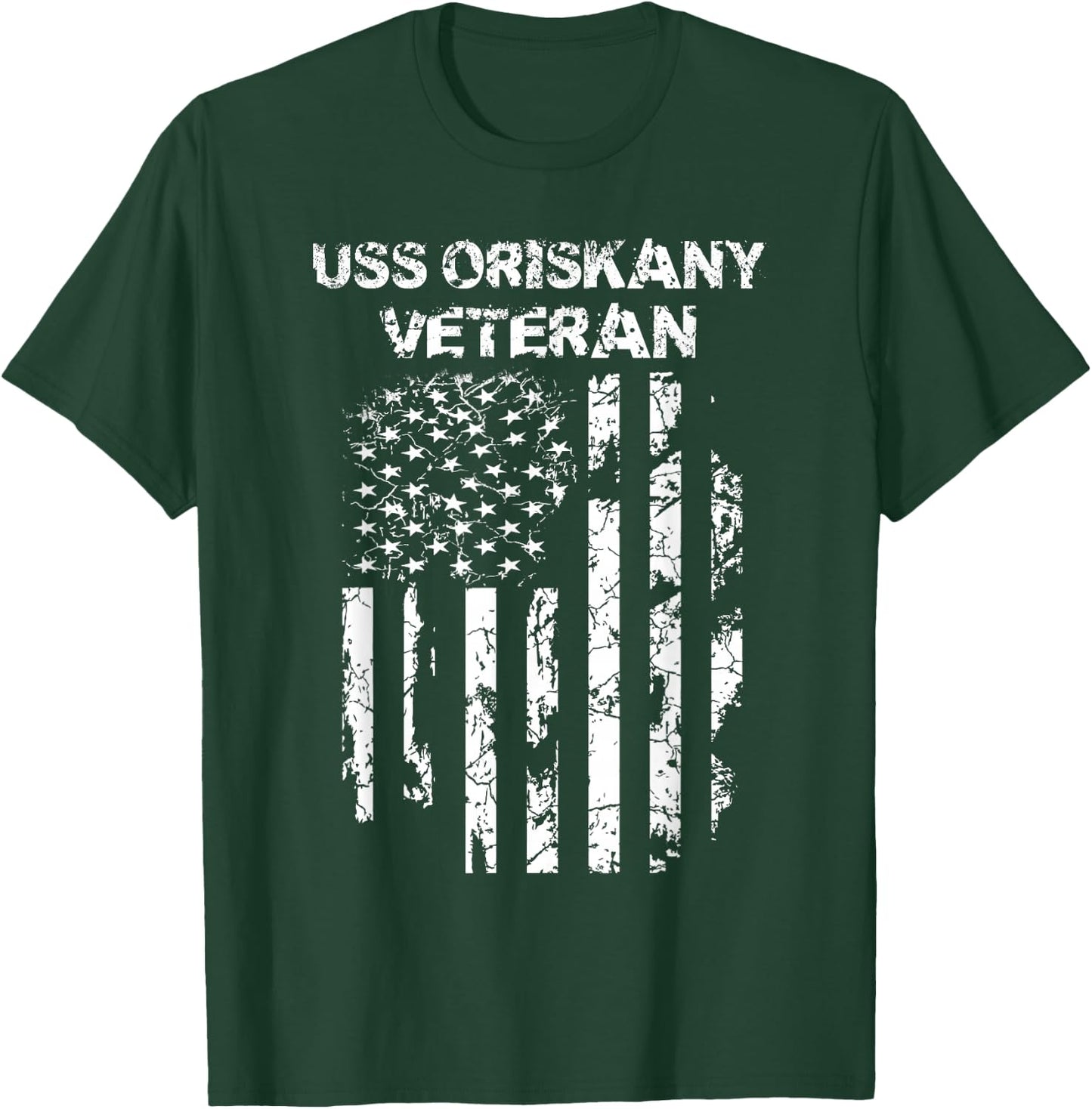 Military USS Oriskany Veteran , Black, Small T-Shirt - T-Shirt | Forest