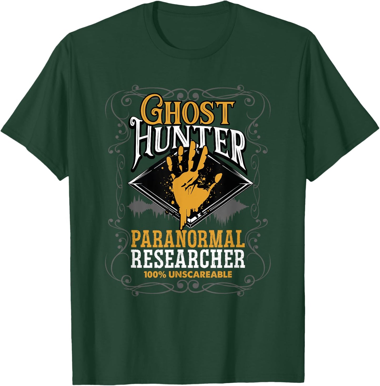 Paranormal Researcher Investigator Ghost Hunter T-Shirt - T-Shirt | Forest