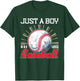 Ball Baseball Player Boys Just A Boy Who Loves Baseball T-Shirt - T-Shirt | Forest