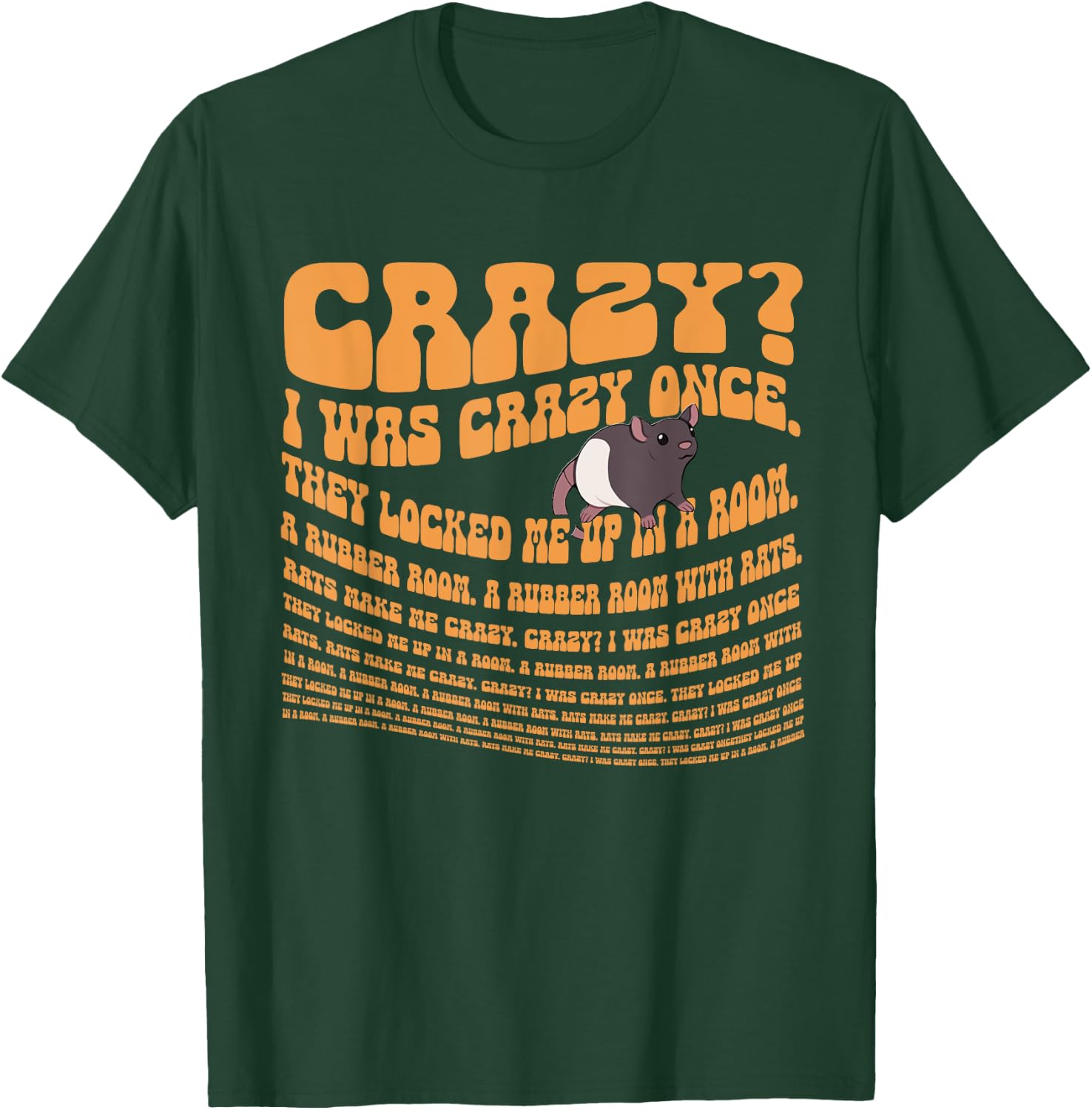 Crazy I Was Crazy Once Meme - I Was Crazy Once T-Shirt - T-Shirt | Forest