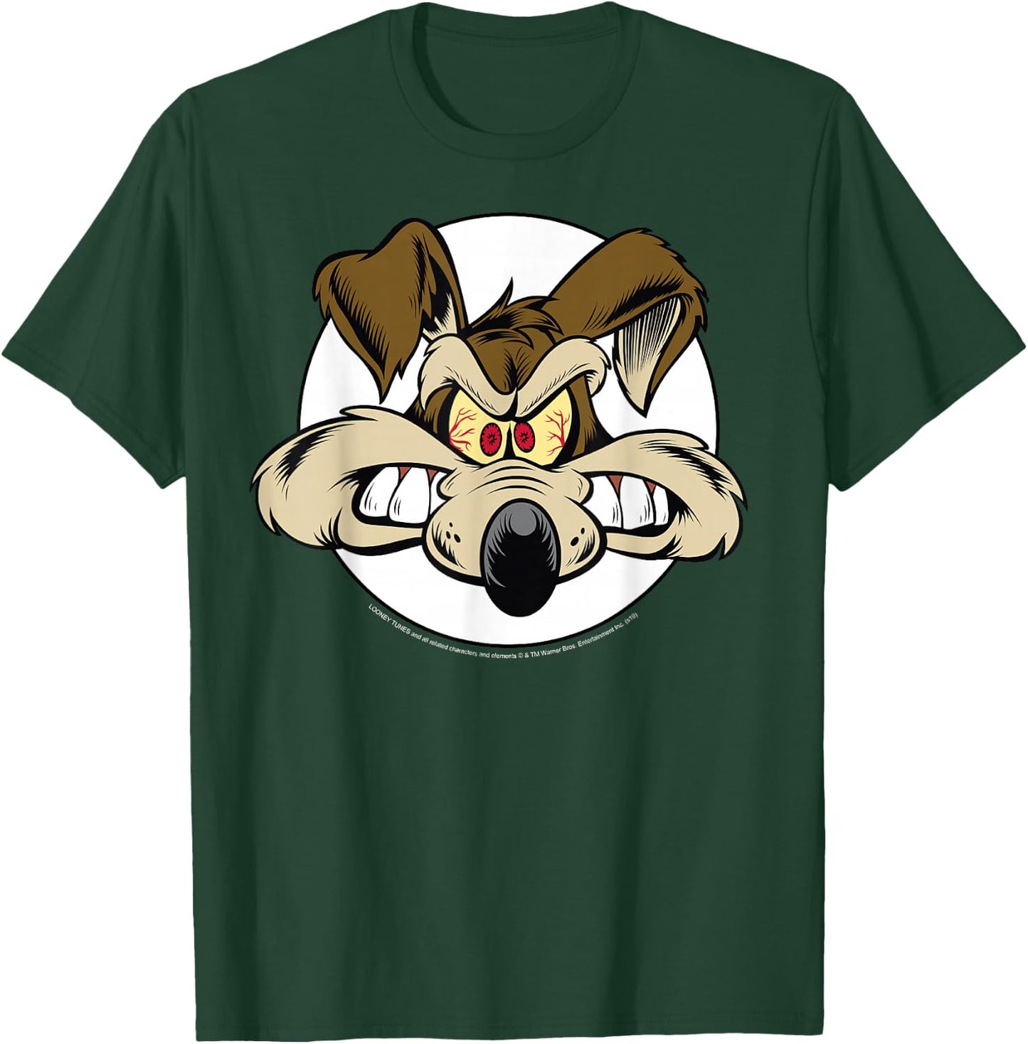 Looney Tunes Wile E. Coyote Angry Big Face T-Shirt - T-Shirt | Forest