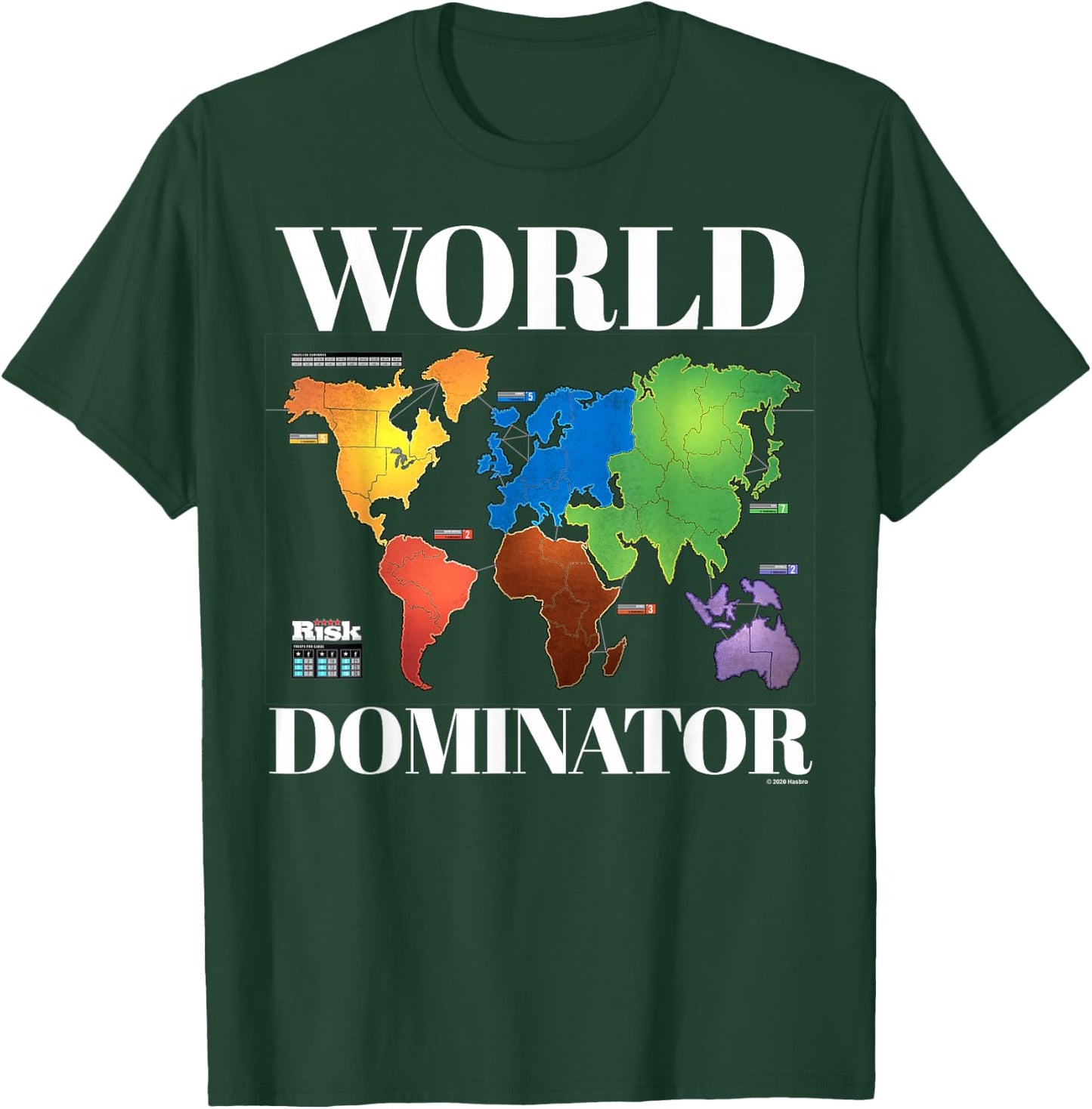 Risk World Dominator T-Shirt - T-Shirt | Forest
