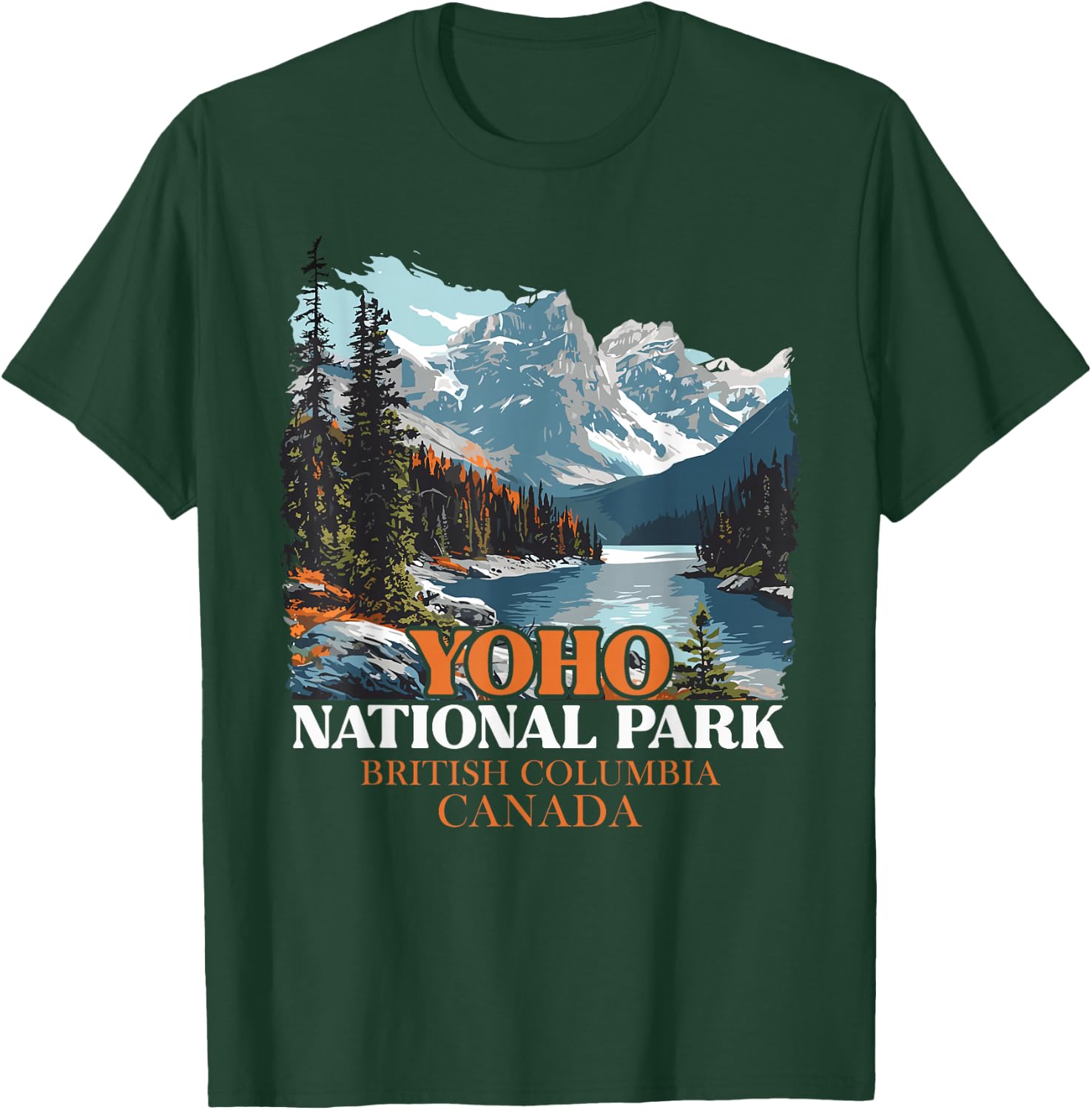 Yoho National Park British Columia Canada T-Shirt - T-Shirt | Forest