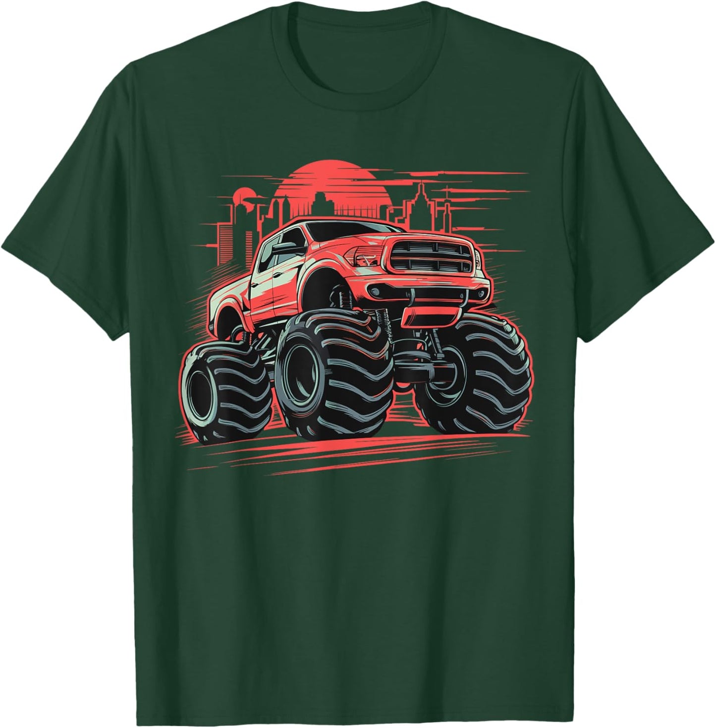 Monster Truck for toddlers Youth & Adults T-Shirt - T-Shirt | Forest