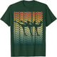 Retro Synchronized skating Repetitive Competitor T-Shirt - T-Shirt | Forest