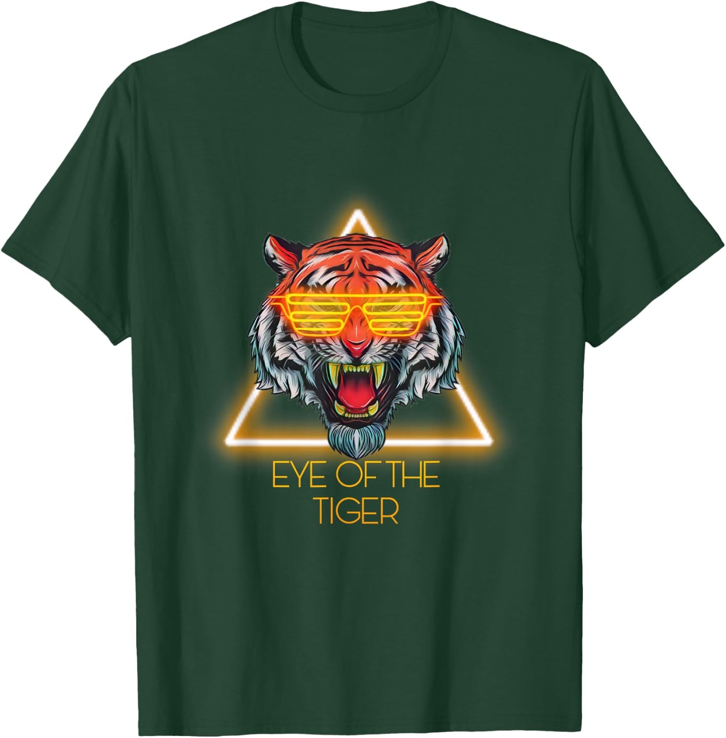 Motivational "Tiger Eye" Quote T-Shirt - T-Shirt | Forest