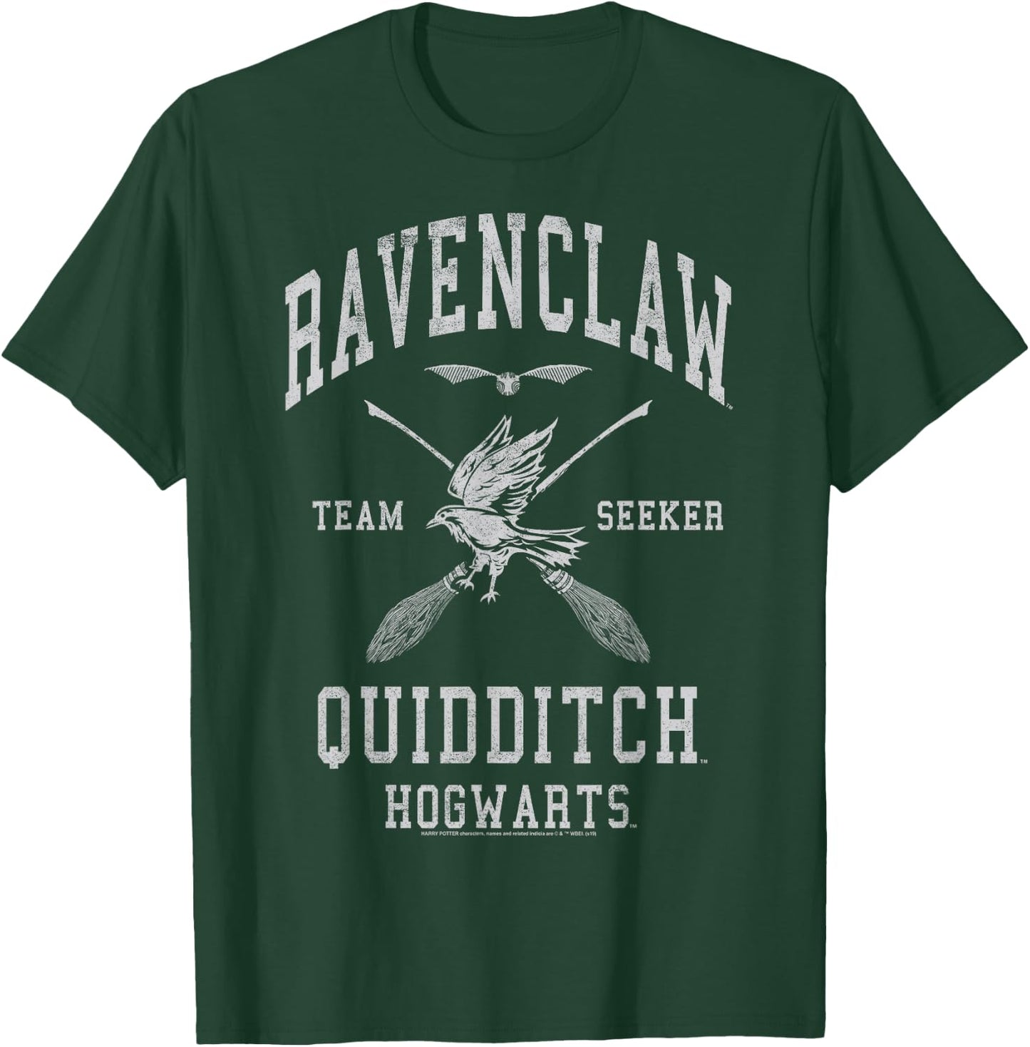 Harry Potter Ravenclaw Team Seeker Hogwarts Quidditch,Short Sleeve T-Shirt - T-Shirt | Forest