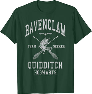 Harry Potter Ravenclaw Team Seeker Hogwarts Quidditch,Short Sleeve T-Shirt - T-Shirt | Forest