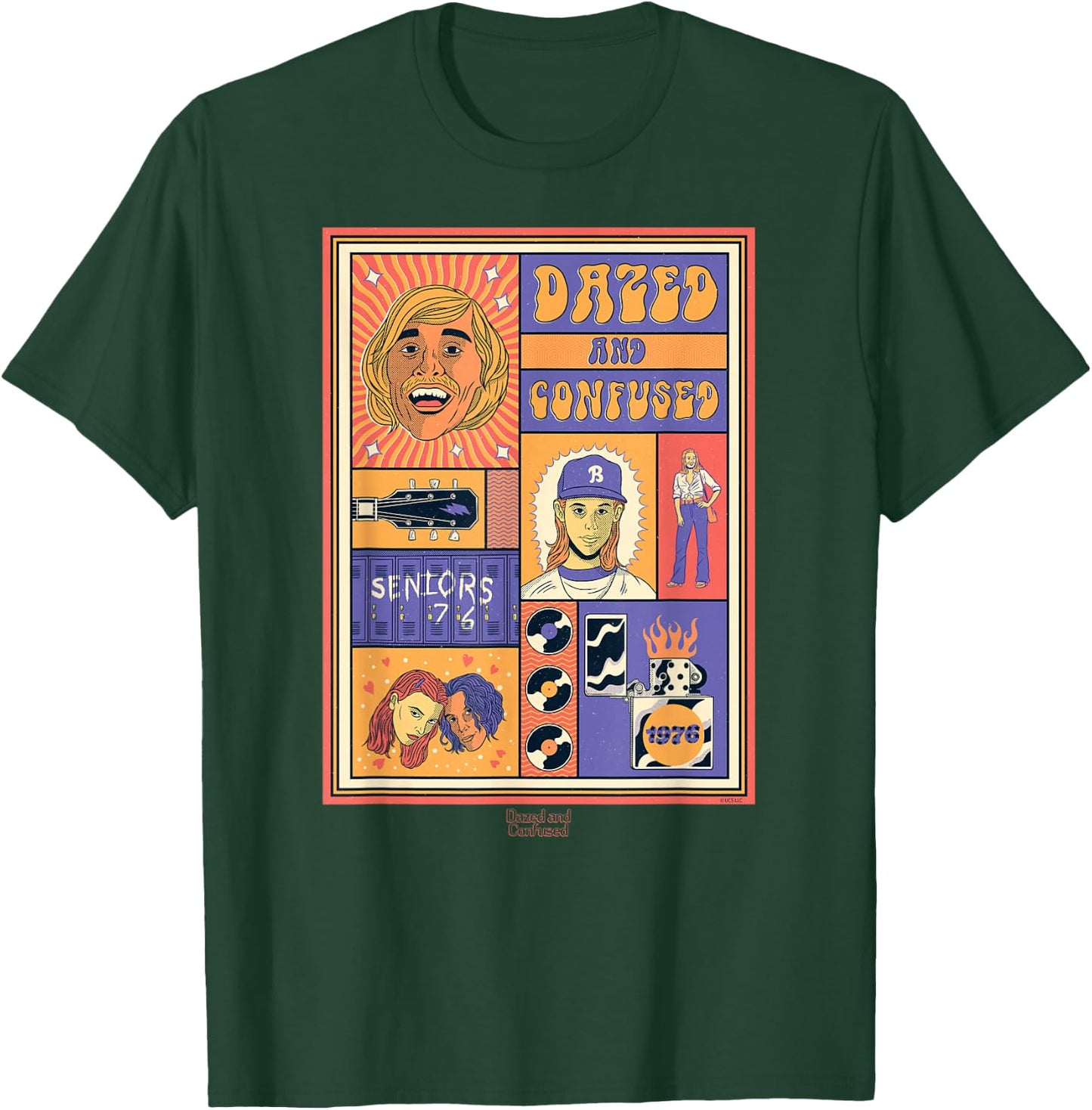Dazed and Confused Seniors 76 T-Shirt - T-Shirt | Forest