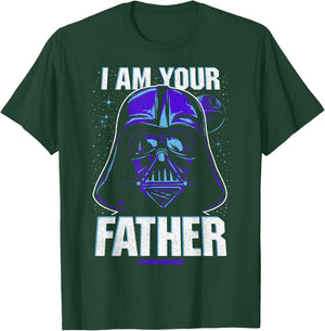 Star Wars Darth Vader I Am Your Father Purple Hue T-Shirt - T-Shirt | Forest