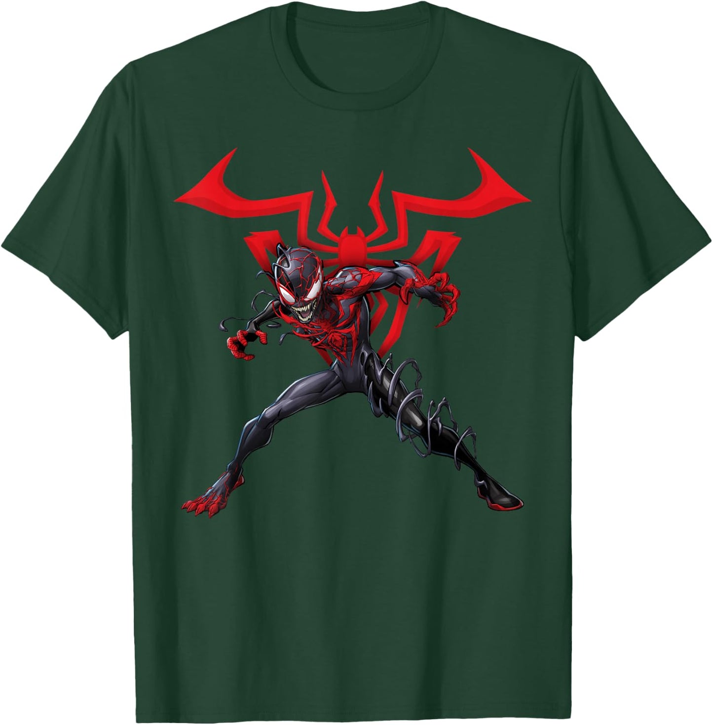 Marvel Spider-Man Maximum Venom Miles Morales Portrait T-Shirt - T-Shirt | Forest