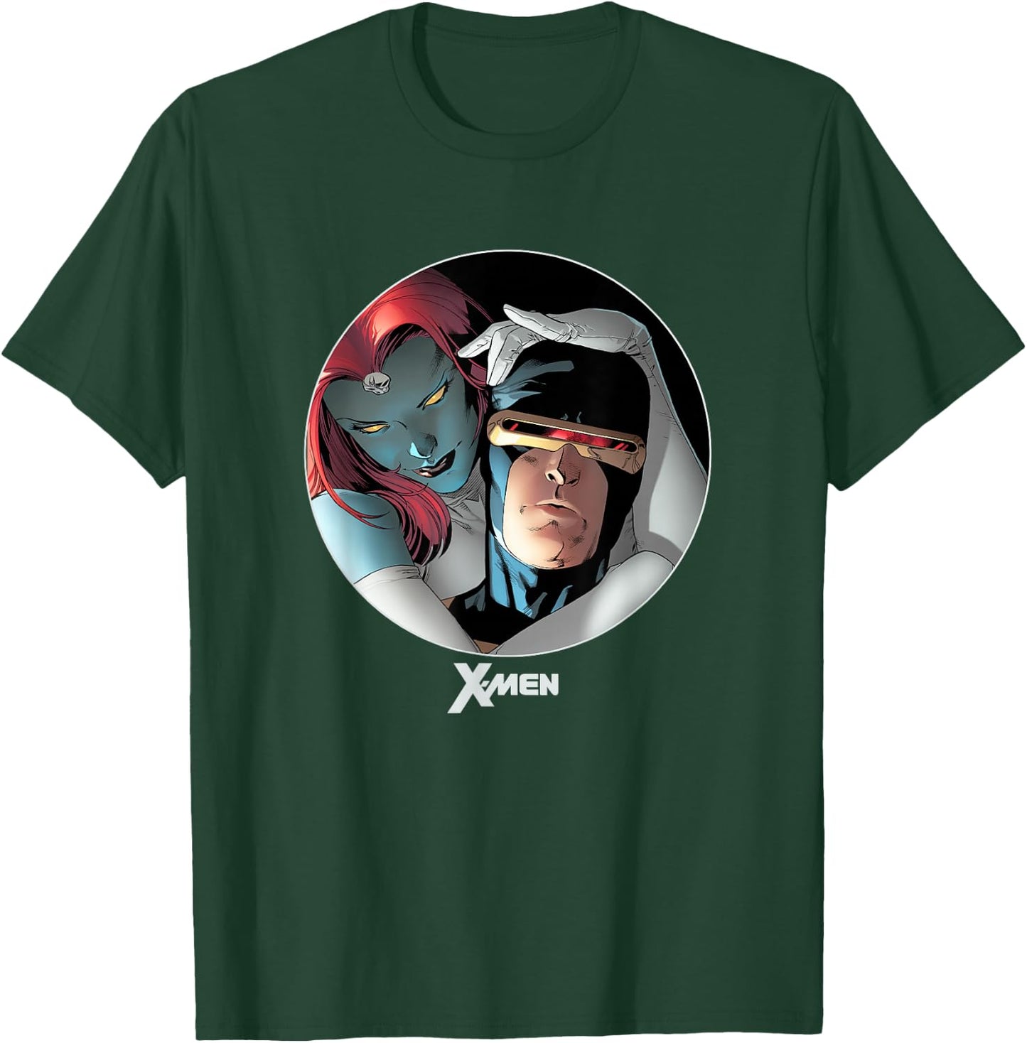 Marvel X-Men Mystique Tempting Cyclops Portrait T-Shirt - T-Shirt | Forest