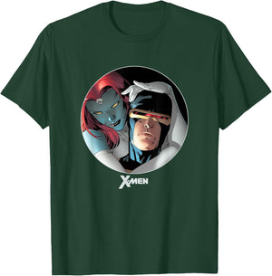 Marvel X-Men Mystique Tempting Cyclops Portrait T-Shirt - T-Shirt | Forest