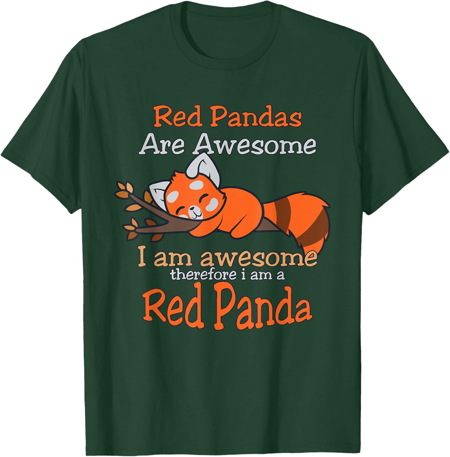 Red Panda Men Women Red Panda Lover Gift Red Panda T-Shirt - T-Shirt | Forest