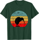 Kiwi Bird Retro Vintage Sunset New Zealand Animals Kiwi Bird T-Shirt - T-Shirt | Forest