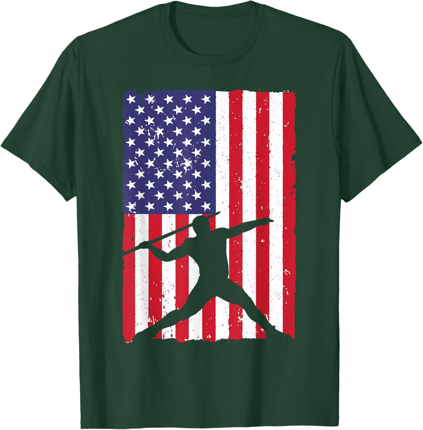 Javelin Throwing Art Women Track And Field Javelin T-Shirt - T-Shirt | Forest