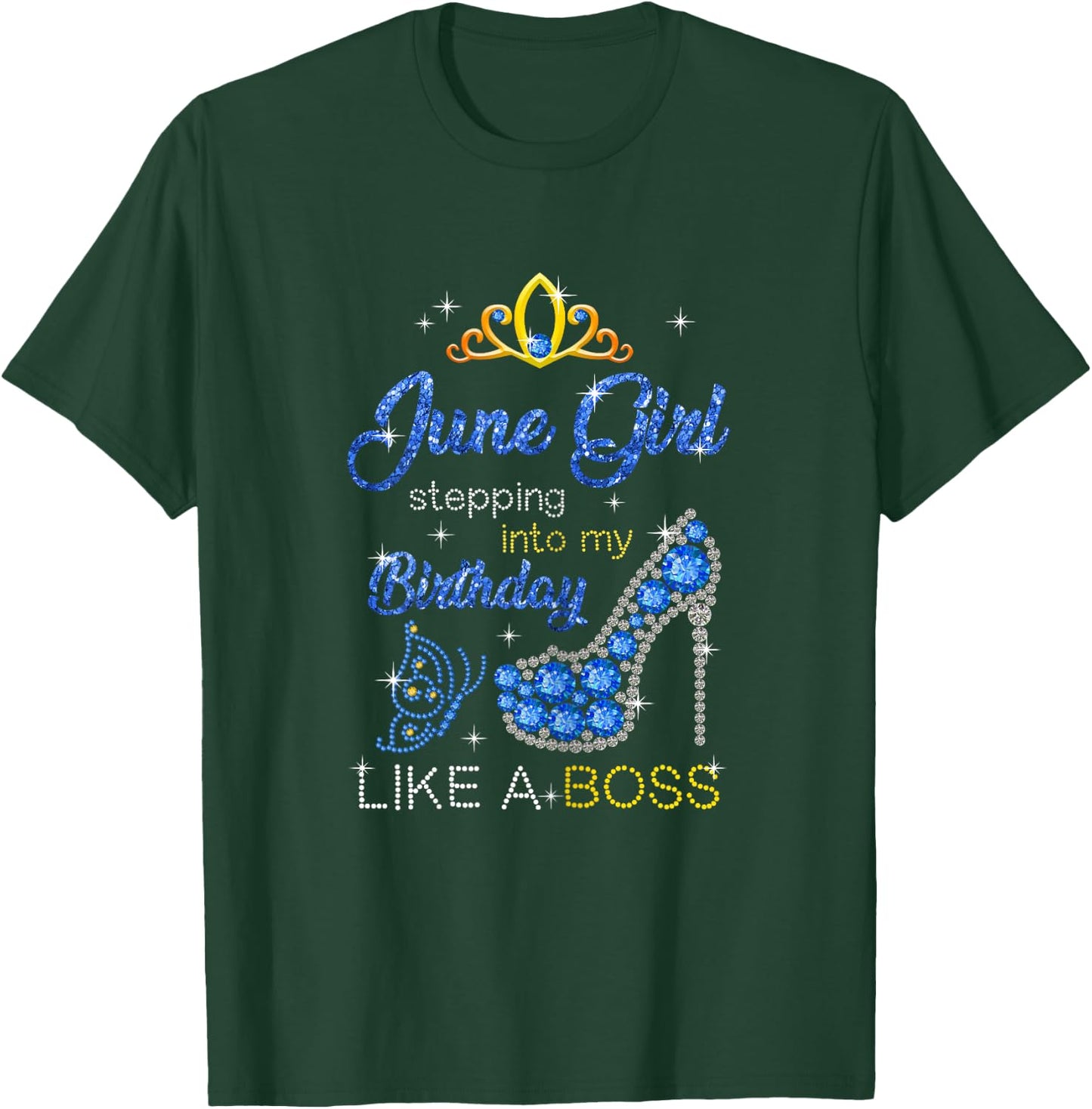 June Girl Stepping Into My Birthday Gift Gemini T-Shirt - T-Shirt | Forest