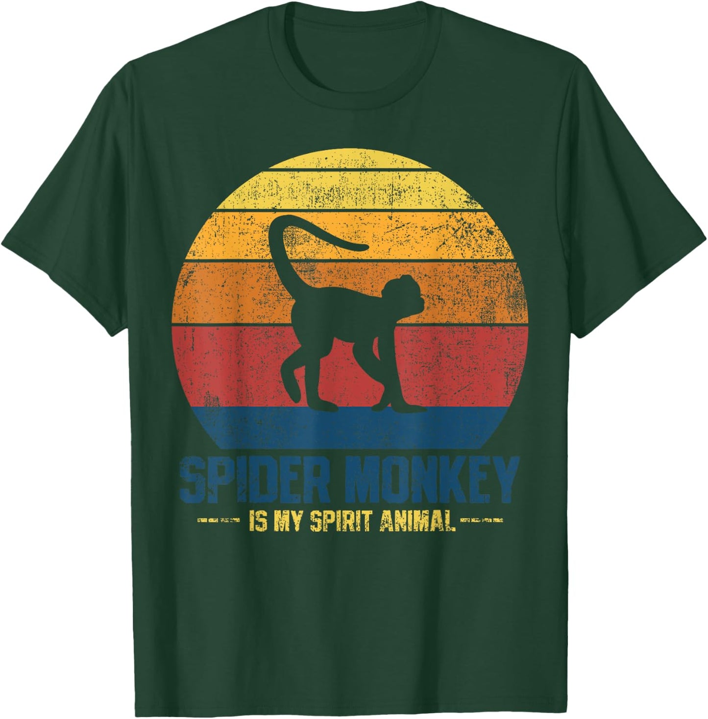 Spider Monkey Vintage T-Shirt - T-Shirt | Forest