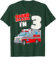 3rd Birthday Medical Ambulance EMT 3 Years Old EMS Paramedic T-Shirt - T-Shirt | Forest