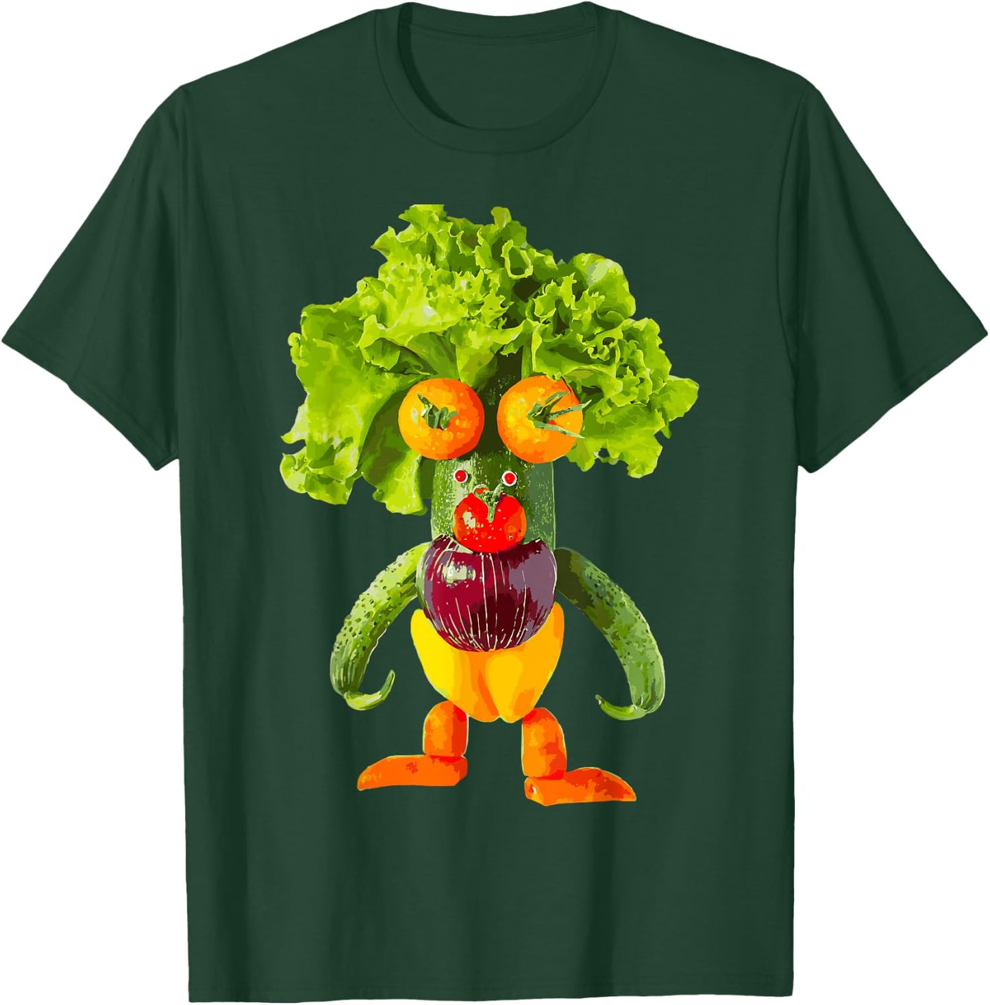 Vegetables, Monster T-Shirt - T-Shirt | Forest