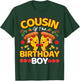 Cousin Of The Boy Birthday Pizza Lover Party Kawaii Foodie T-Shirt - T-Shirt | Forest