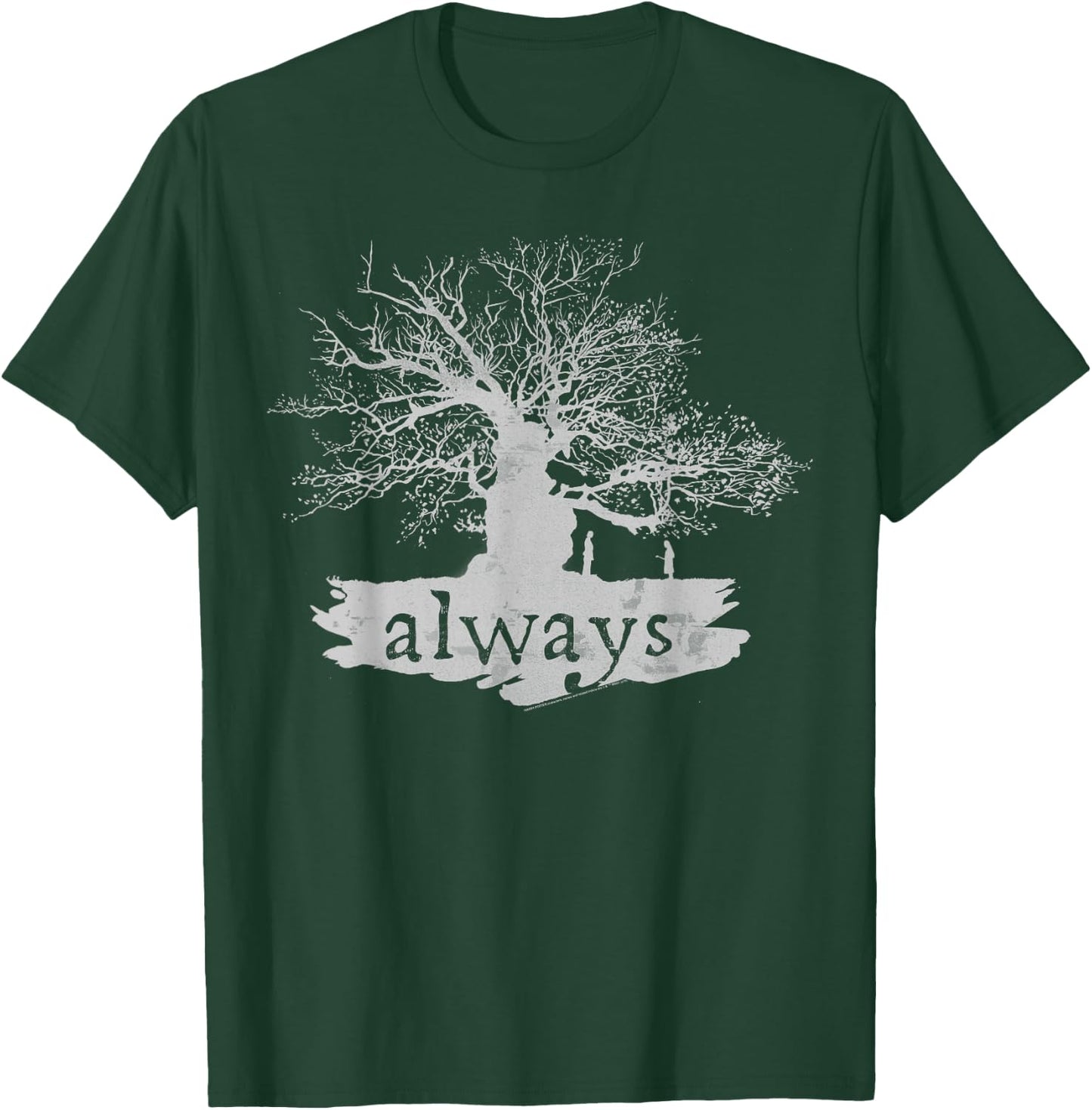 Harry Potter Always Tree Silhouette C1 Small T-Shirt - T-Shirt | Forest