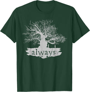 Harry Potter Always Tree Silhouette C1 Small T-Shirt - T-Shirt | Forest