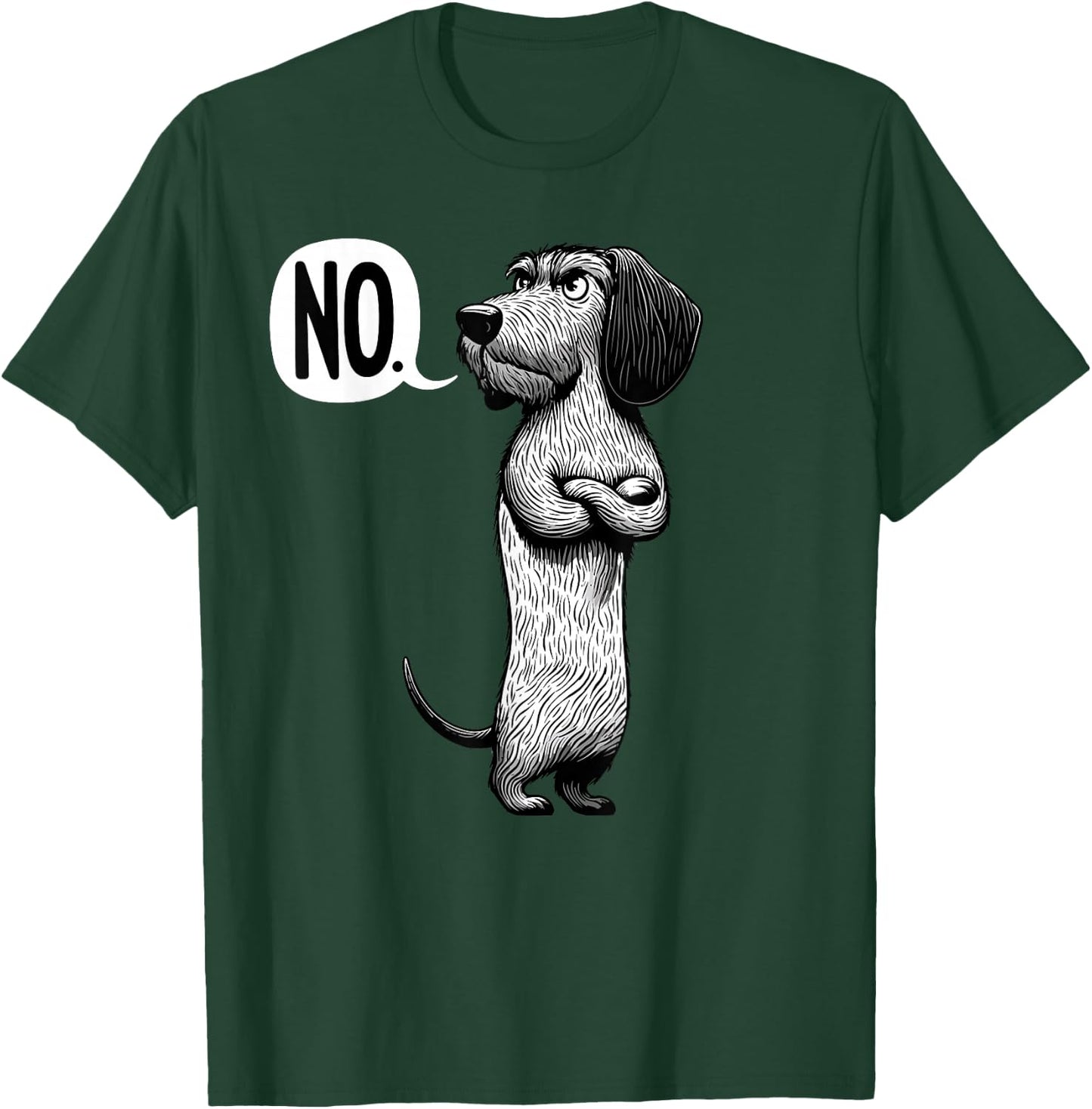Wire-Haired Dachshund Dog Men Women Kids T-Shirt - T-Shirt | Forest