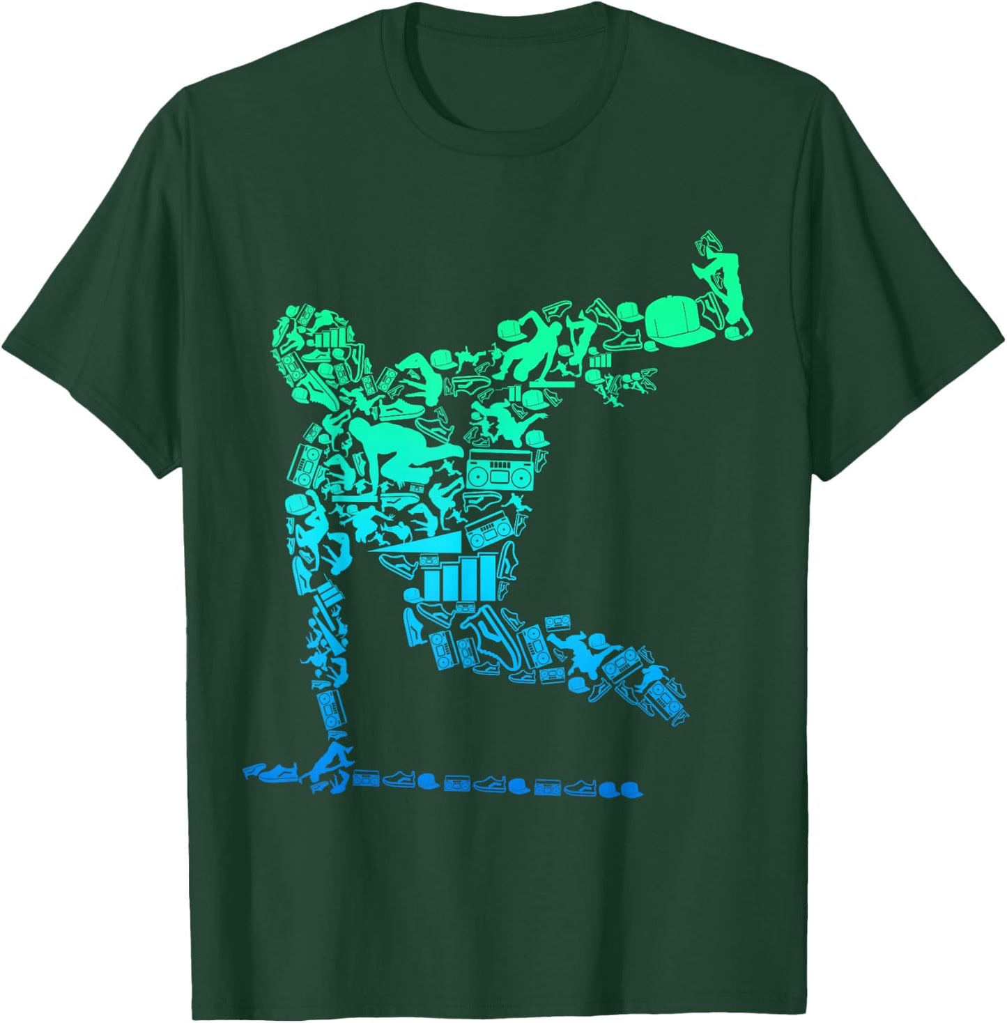 Parkour Parcouring Extreme Athletes Parcour Children & Boys T-Shirt - T-Shirt | Forest