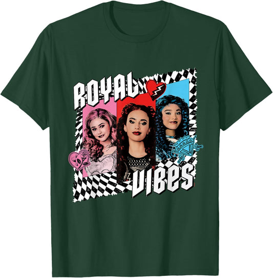 Disney Descendants 4: The Rise of Red Trio Royal Vibes T-Shirt - T-Shirt | Forest