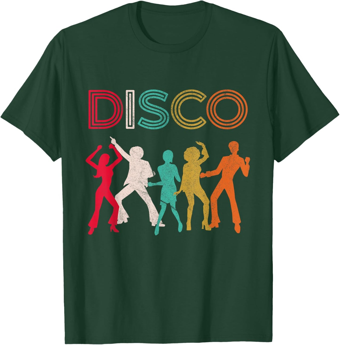 Disco 70s Disco Themed Vintage Retro Dancing T-Shirt - T-Shirt | Forest