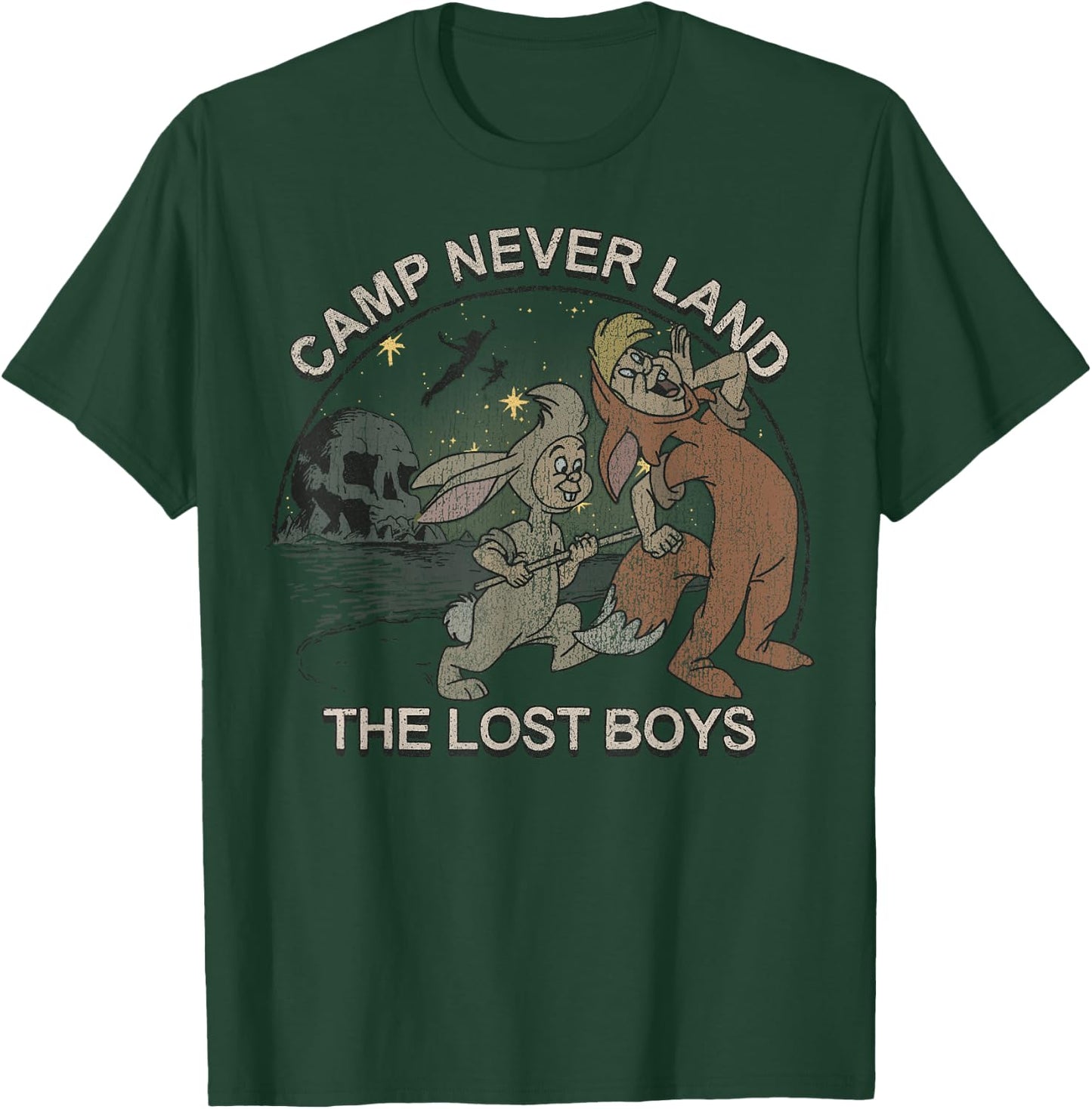 Disney Peter Pan Camp Never Land The Lost Boys T-Shirt - T-Shirt | Forest