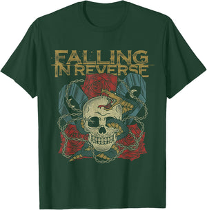 Falling In Reverse - Official Merchandise - Death , Black, -Adults, Short Sleeve T-Shirt - T-Shirt | Forest