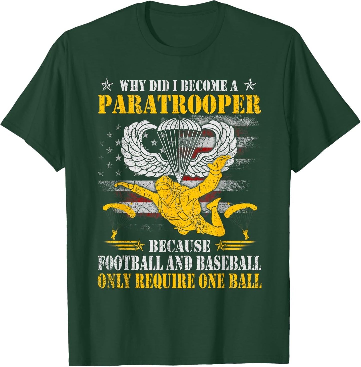 82nd 101st Airborne Paratrooper Jump , Veterans Day T-Shirt - T-Shirt | Forest