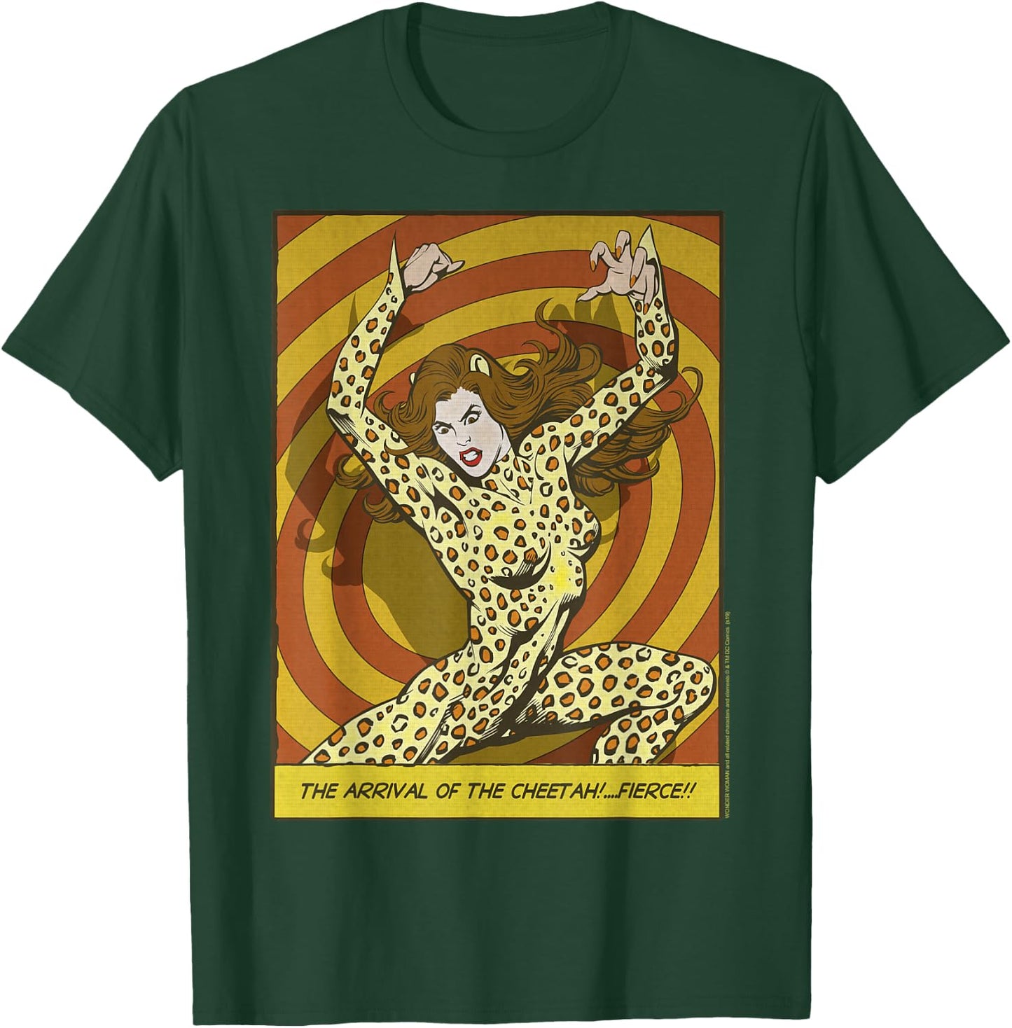 DC Comics Wonder Woman Cheetah Comic Panel T-Shirt - T-Shirt | Forest