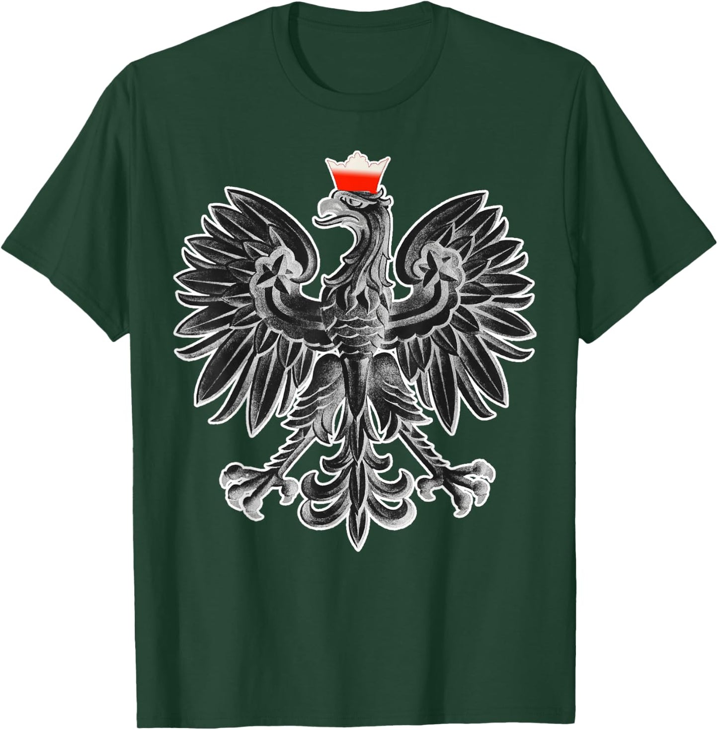 National Eagle Emblem of Poland T-Shirt - T-Shirt | Forest