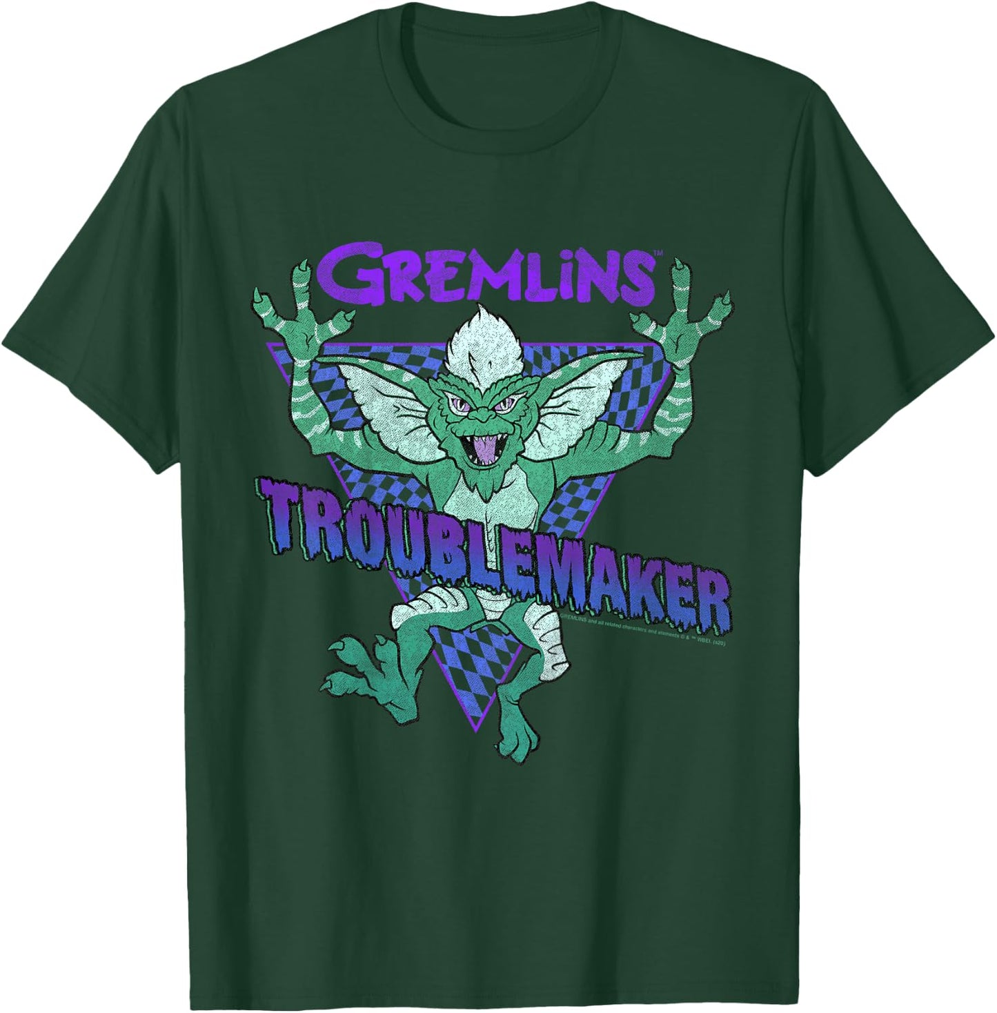 Kids Gremlins Stripe Troublemaker Portrait T-Shirt - T-Shirt | Forest