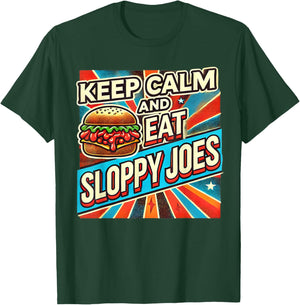 Funny Sloppy Joe Enthusiast | Retro Vintage Sloppy Joe T-Shirt - T-Shirt | Forest