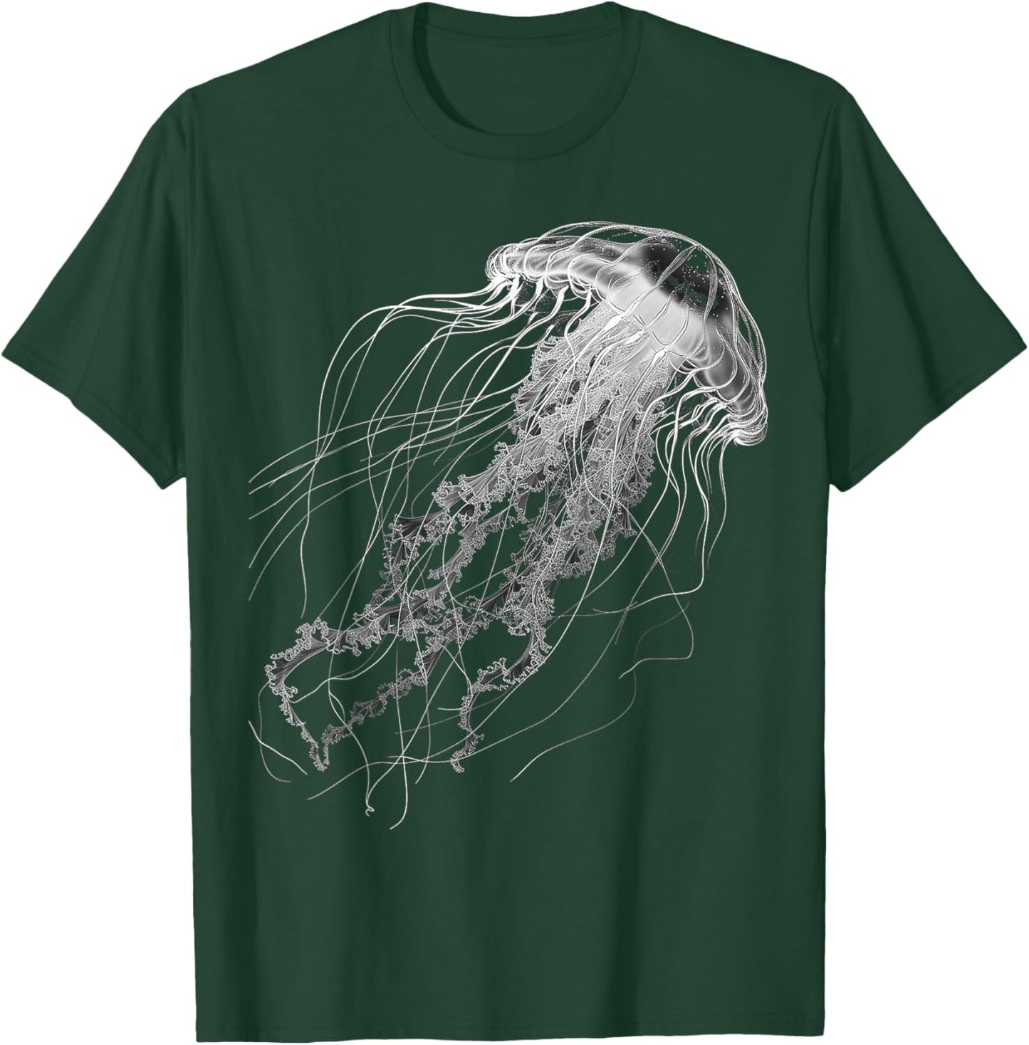Jellyfish Animal Motif Illustration Jellyfish T-Shirt - T-Shirt | Forest