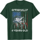 Ofishally 6 Year Old Shirt 6th Birthday Fishing US Flag T-Shirt - T-Shirt | Forest