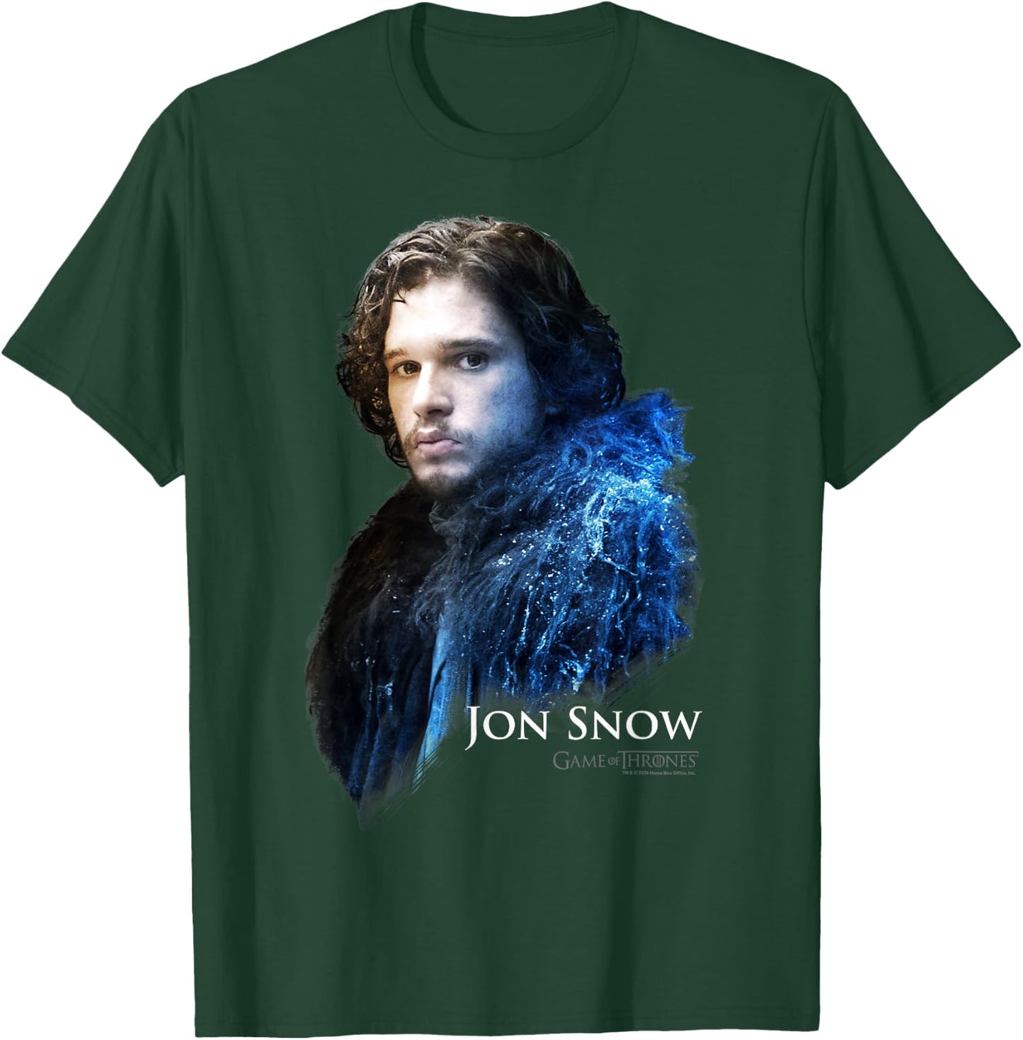 Game Of Thrones Jon Snow Portrait T-Shirt - T-Shirt | Forest