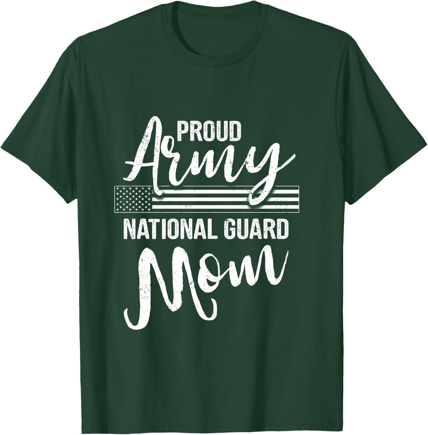 Military Mom - Army Gifts - Proud Army National Guard Mom T-Shirt - T-Shirt | Forest