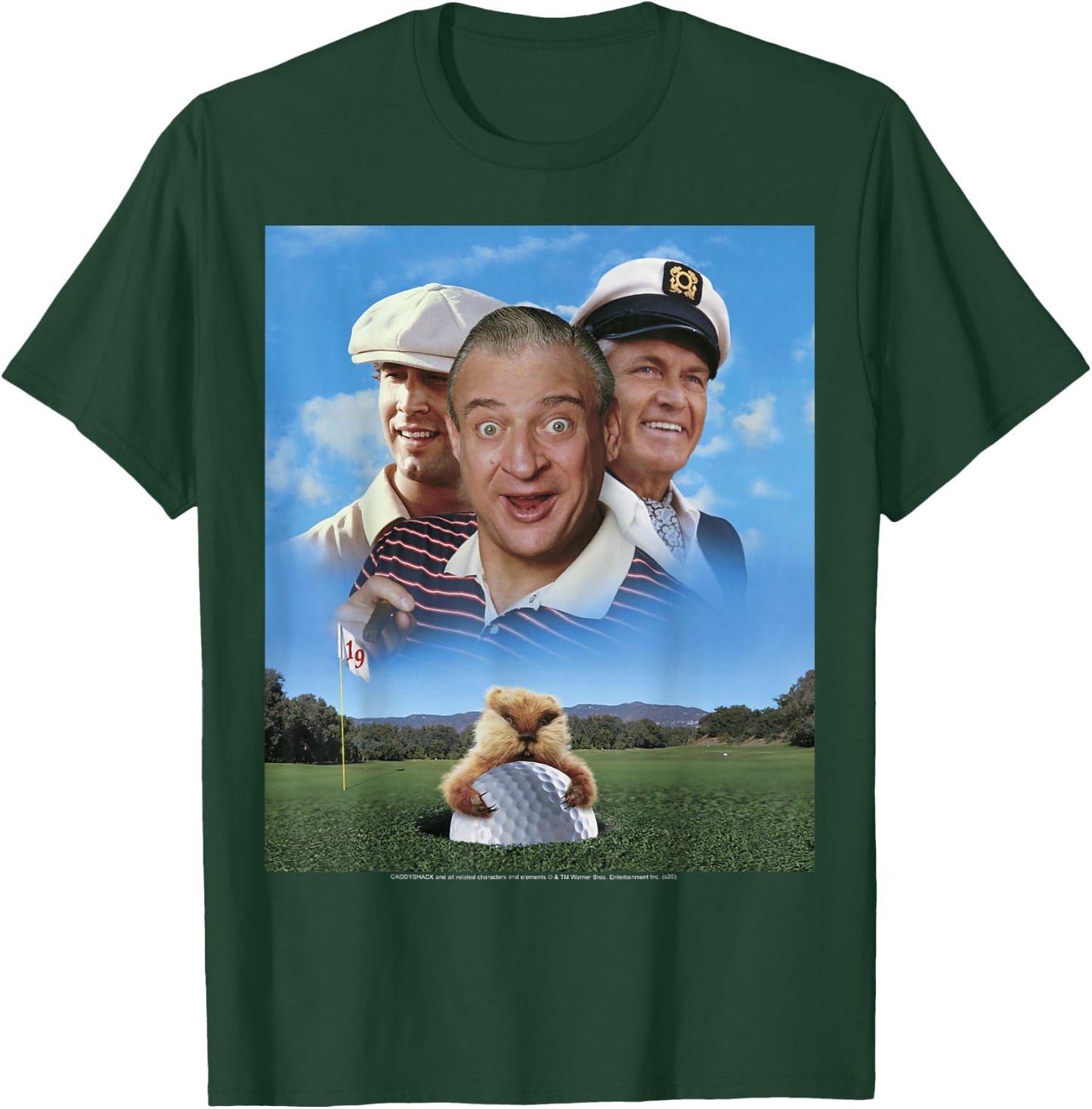 Caddyshack Group Shot Poster T-Shirt - T-Shirt | Forest