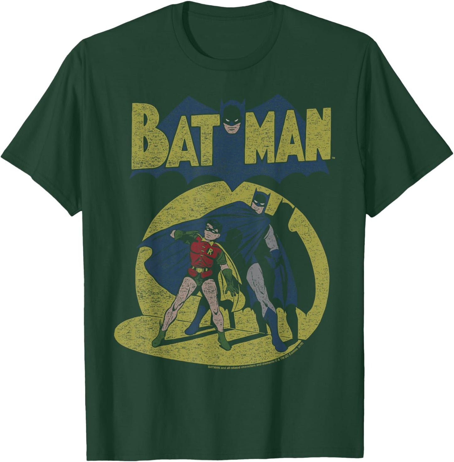 DC Comics Batman Vintage Spotlight Small T-Shirt - T-Shirt | Forest