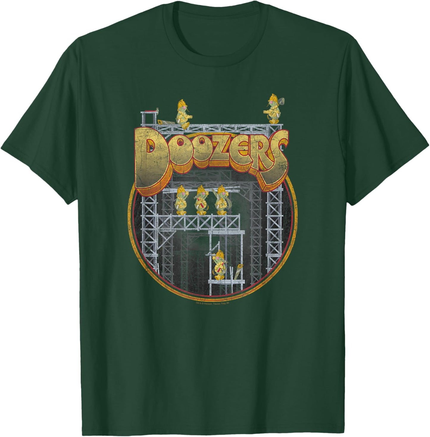 Fraggle Rock Doozers Construction T-Shirt - T-Shirt | Forest