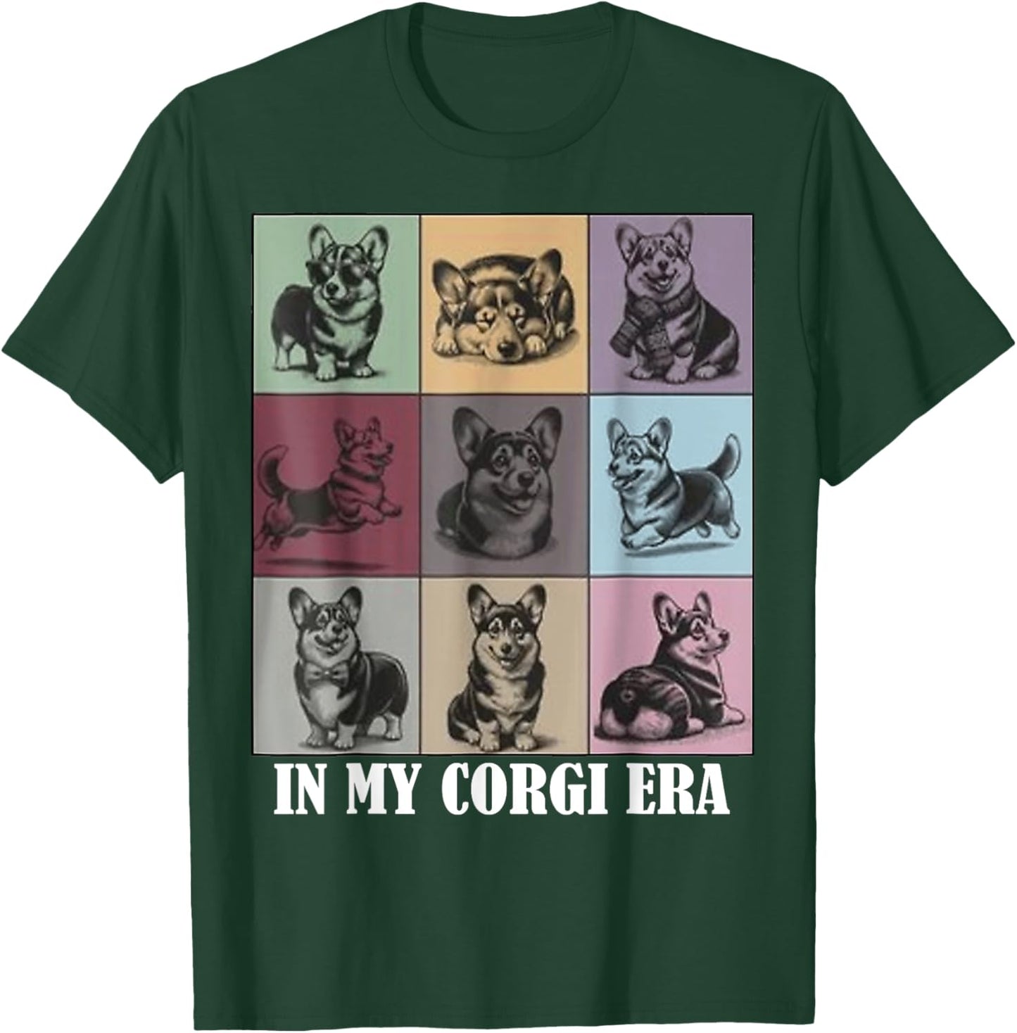 funny Corgi Mom Quote In My Corgi Era Cool Dog Lovers Women T-Shirt - T-Shirt | Forest