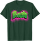 4theeCulture 90s Hiphop Graffiti - Classic Fit, , Short Sleeve, Adult, Black T-Shirt - T-Shirt | Forest