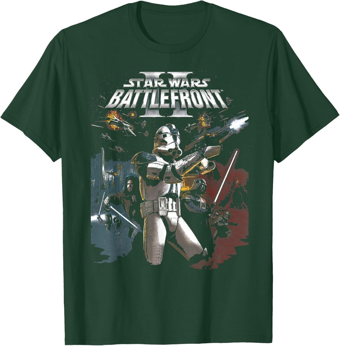 Star Wars Battlefront II Video Game T-Shirt - T-Shirt | Forest